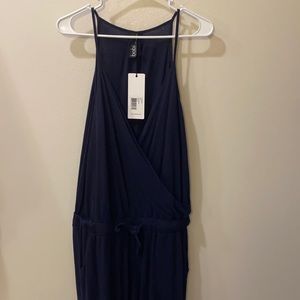 NWT navy jumpsuit